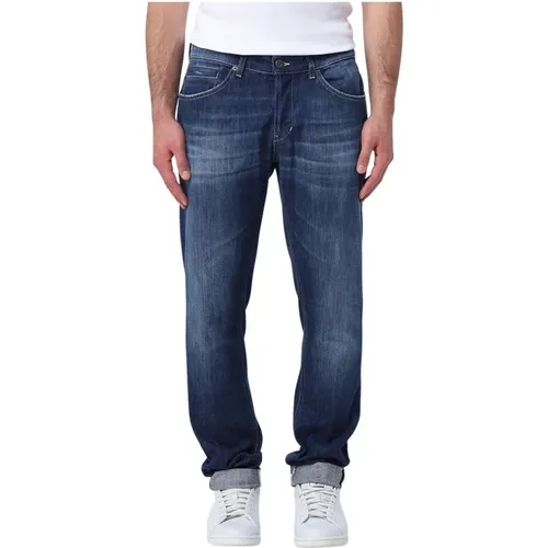 Classic Straight Jeans , male, Sizes: W35, W38, W29, W31, W36 - Dondup - Modalova