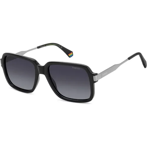 Grey Sunglasses , male, Sizes: 56 MM - Polaroid - Modalova