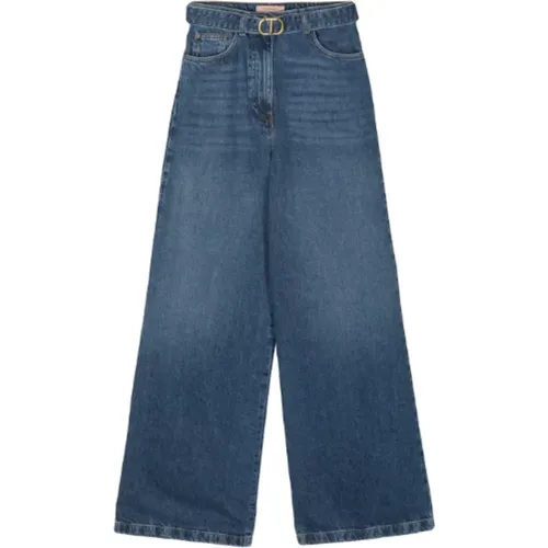 Denim Jeans Set , female, Sizes: W26, W28, W29, W27, W30 - Twinset - Modalova