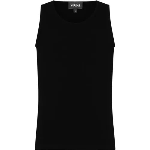 Sleeveless Tops, male, , Size: L 232 Road Sleeveless Top - Zegna - Modalova