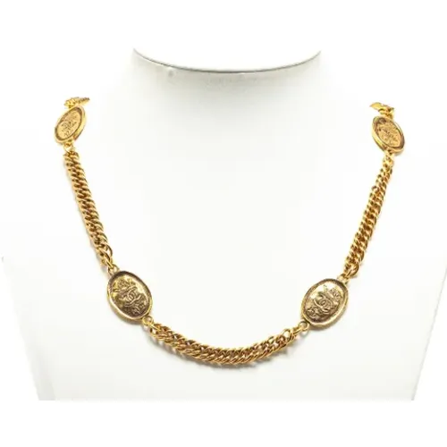 Pre-owned Jewellery, female, , Size: ONE SIZE Pre-owned Metal necklaces - Chanel Vintage - Modalova