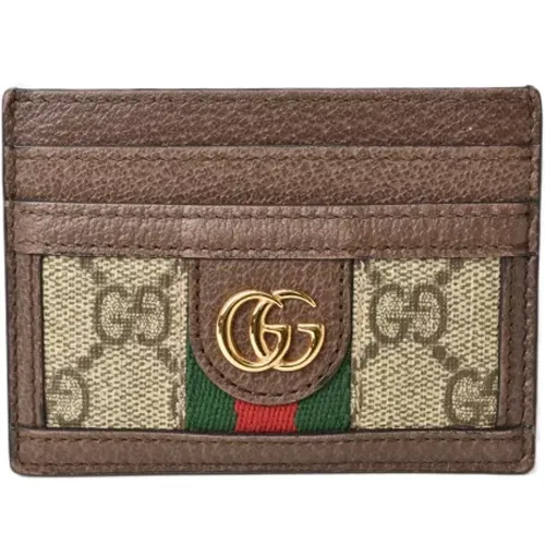 Pre-owned Wallets, male, , Size: ONE SIZE Pre-owned Leather wallets - Gucci Vintage - Modalova