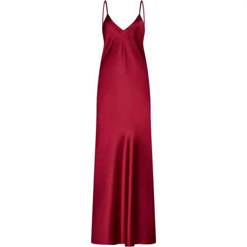 Bordeaux Dresses with Asymmetrical Hem , female, Sizes: 2XS, XS - Blanca Vita - Modalova