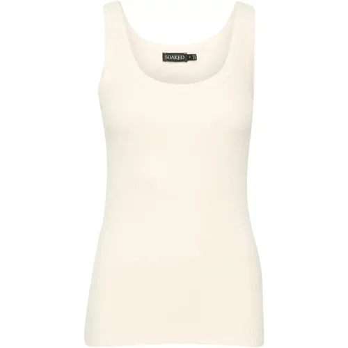 Whisper Tank Top , Damen, Größe: XL - Soaked in Luxury - Modalova