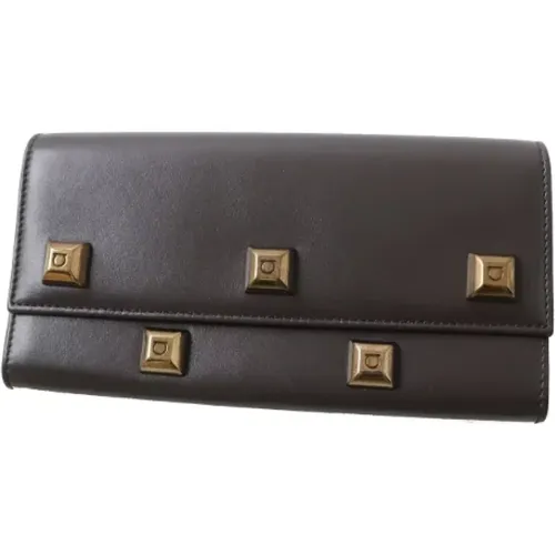 Pre-owned Wallets, female, , Size: ONE SIZE Pre-owned Leather wallets - Salvatore Ferragamo Pre-owned - Modalova