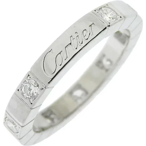 Pre-owned Jewellery, female, , Size: ONE SIZE Pre-owned White Gold rings - Cartier Vintage - Modalova