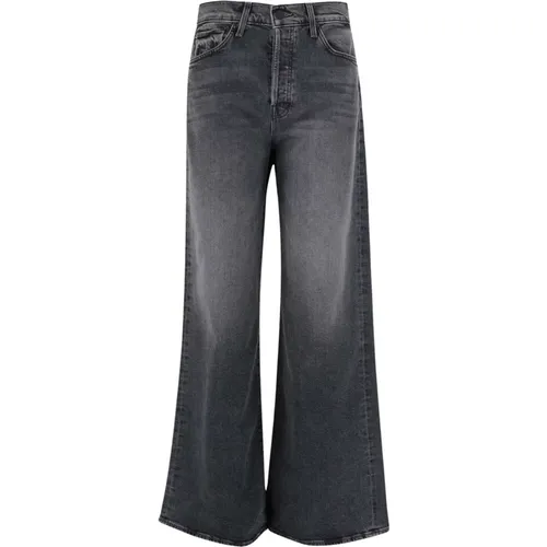 Wide Leg Stretch Denim Jeans , female, Sizes: W28, W30, W27, W24, W29, W26, W25 - Mother - Modalova