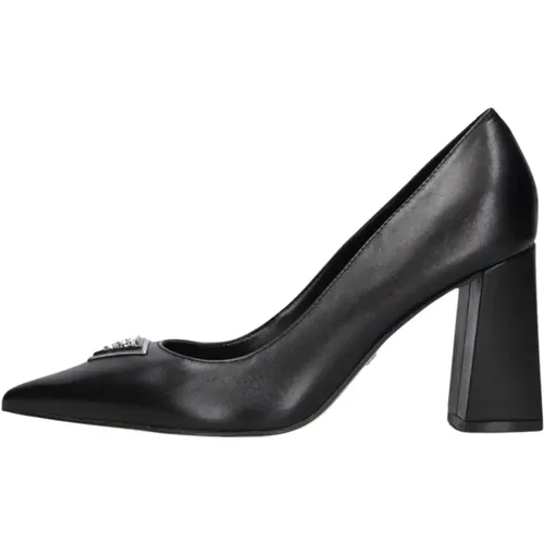 Schwarze Lederpumps Barson , Damen, Größe: 36 EU - Guess - Modalova