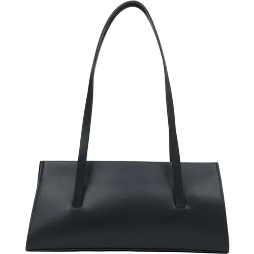 Shoulder Bags, female, , Size: ONE SIZE Leather Shoulder Bag with Long Handles - Estro - Modalova