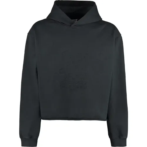 Kapuzenpullover mit rohem Saum , Herren, Größe: M - Maison Margiela - Modalova