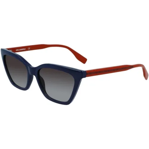 Blaue Sonnenbrille für Frauen - Karl Lagerfeld - Modalova