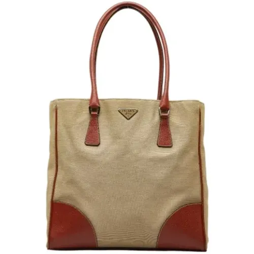 Pre-owned Tote Bags, female, , Size: ONE SIZE Pre-owned Fabric prada-bags - Prada Vintage - Modalova