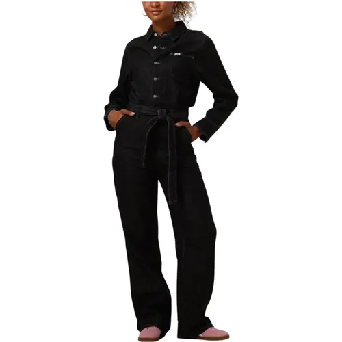 Schwarzer Jumpsuit für Damen , Damen, Größe: XS - Lee - Modalova