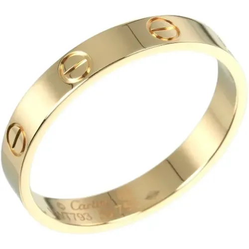 Pre-owned Jewellery, female, , Size: ONE SIZE Pre-owned Gold rings - Cartier Vintage - Modalova