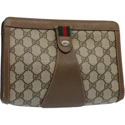 Pre-owned Leder clutches - Gucci Vintage - Modalova