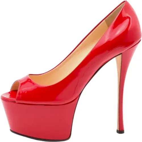 Pre-owned Leather heels , female, Sizes: 7 UK - Giuseppe Zanotti Pre-owned - Modalova