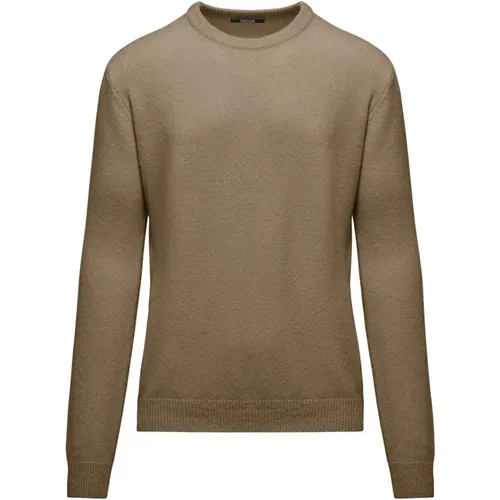 Warm Wool Blend Crew Neck Sweater , male, Sizes: 2XL, S, XL, L - BomBoogie - Modalova