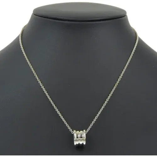 Pre-owned Jewellery, female, , Size: ONE SIZE Pre-owned White Gold necklaces - Bvlgari Vintage - Modalova