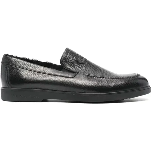 Schwarze Lässige Loafers , Herren, Größe: 44 EU - Casadei - Modalova