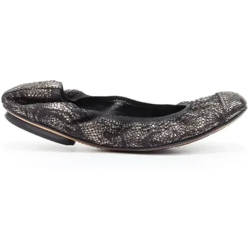 Pre-owned Leather flats , female, Sizes: 3 1/2 UK - Chanel Vintage - Modalova