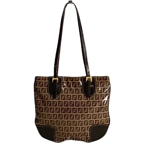 Pre-owned Tote Bags, female, , Size: ONE SIZE Pre-owned Canvas fendi-bags - Fendi Vintage - Modalova