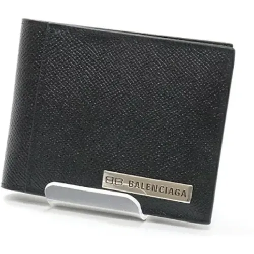 Pre-owned Leather Wallet , male, Sizes: ONE SIZE - Balenciaga Vintage - Modalova