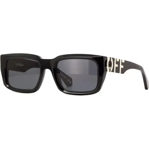 Schwarze Sonnenbrille Ss24 International Fit - Off White - Modalova