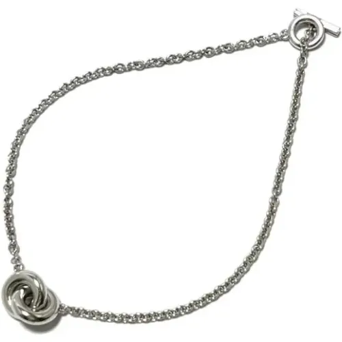 Pre-owned Silver necklaces , female, Sizes: ONE SIZE - Loewe Pre-owned - Modalova