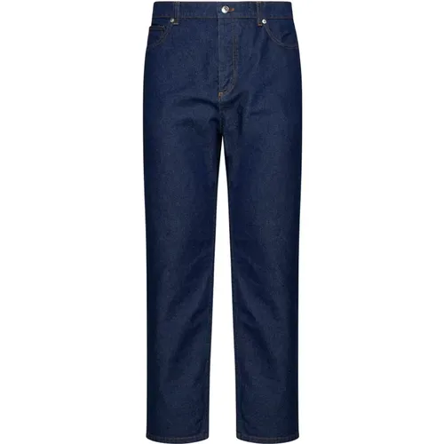 Blaue Jeans , Herren, Größe: W31 - Maison Kitsuné - Modalova