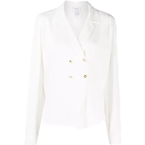 Blazers, female, , Size: S Ivory Blouse for Women - Giambattista Valli - Modalova