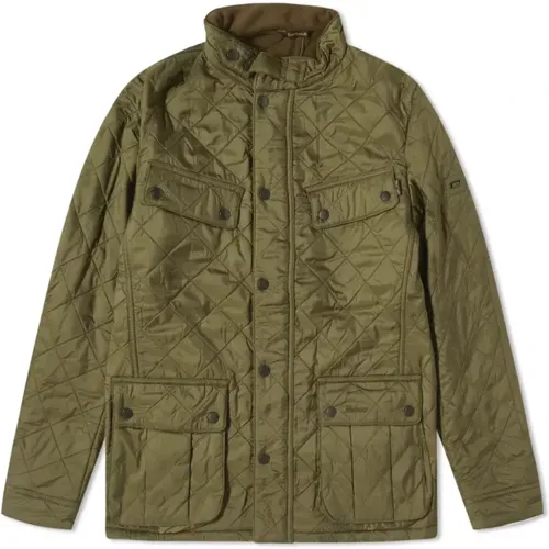 Quilted Fleece-Lined Jacket with Large Pockets , male, Sizes: M - Barbour - Modalova