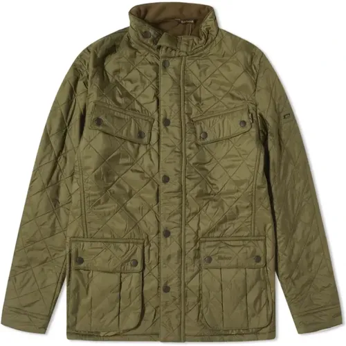 Quilted Fleece-Lined Jacket with Large Pockets , male, Sizes: M, L - Barbour - Modalova