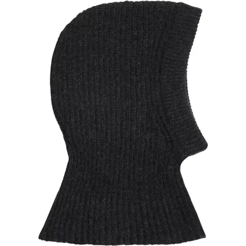 Anthracite Melange Lambswool Hood , male, Sizes: M, S - Lemaire - Modalova