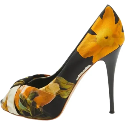 Pre-owned Pumps, female, , Size: 10 US Pre-owned Satin heels - Giuseppe Zanotti Pre-owned - Modalova