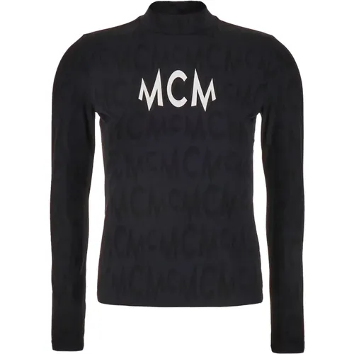 Stylisches T-Shirt , Herren, Größe: S - MCM - Modalova