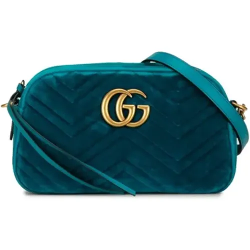 Pre-owned Cross Body Bags, female, , Size: ONE SIZE Pre-owned Velvet gucci-bags - Gucci Vintage - Modalova