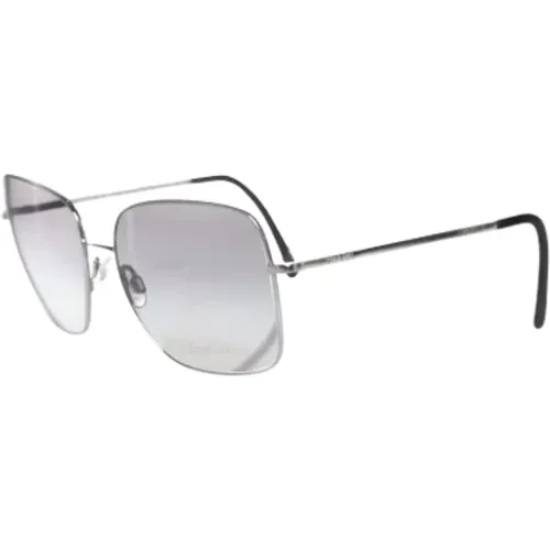 Pre-owned Accessories, female, , Size: ONE SIZE Pre-owned Metal sunglasses - Chanel Vintage - Modalova