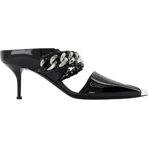 Leather sandals , female, Sizes: 3 1/2 UK, 2 UK, 4 UK, 4 1/2 UK, 3 UK - alexander mcqueen - Modalova