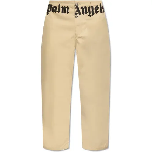 Wide Trousers, male, , Size: L Wide-leg trousers - Palm Angels - Modalova