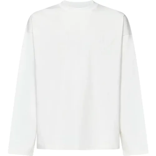 Long Sleeve Tops, male, , Size: L Long-Sleeved T-shirt - Jil Sander - Modalova