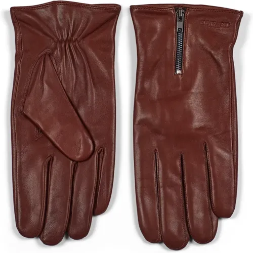 Gloves, male, , Size: L Barney Leather Gloves - Howard London - Modalova