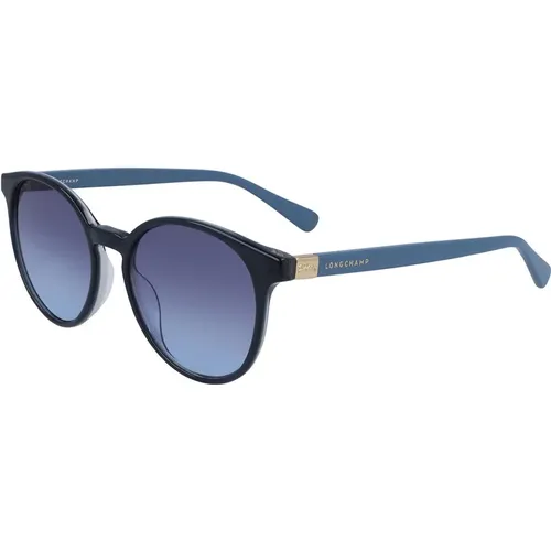 Blaue Rahmen Sonnenbrille Longchamp - Longchamp - Modalova