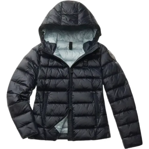 Quilted Down Jacket with Horizontal Stripes , female, Sizes: XL - Blauer - Modalova