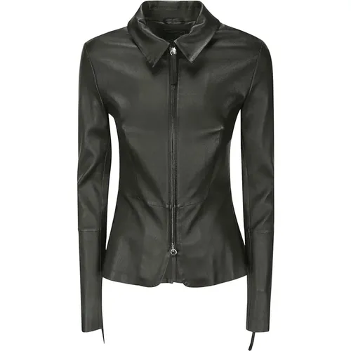 Leather Jacket - Stylish and Trendy , female, Sizes: XS - 1972 Desa - Modalova