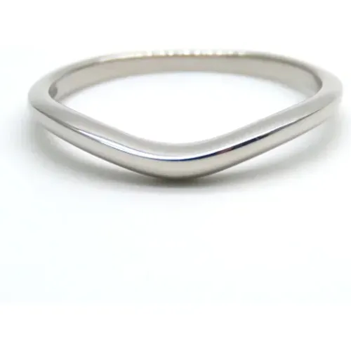 Pre-owned Platinum rings , female, Sizes: ONE SIZE - Bvlgari Vintage - Modalova