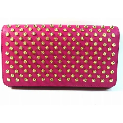 Pre-owned Leather wallets , female, Sizes: ONE SIZE - Christian Louboutin Pre-owned - Modalova