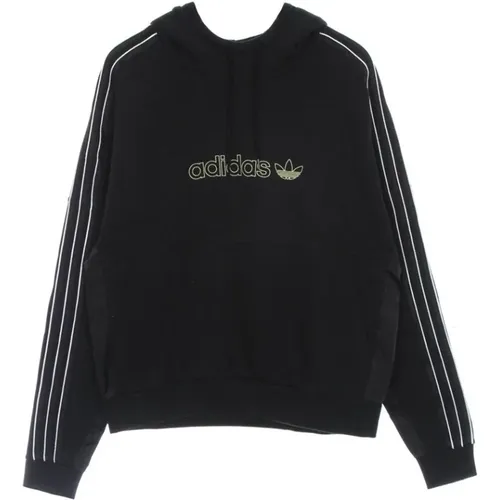 Shadow Stripe Hoodie , male, Sizes: XL - Adidas - Modalova