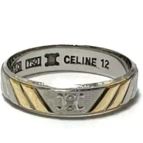 Pre-owned Jewellery, female, , Size: ONE SIZE Pre-owned Platinum rings - Celine Vintage - Modalova