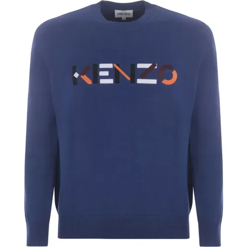 Cotton Logo Sweater , male, Sizes: S, L - Kenzo - Modalova