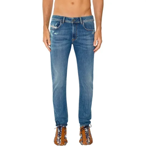 Niedrig sitzende Skinny Denim Jeans , Herren, Größe: W30 - Diesel - Modalova
